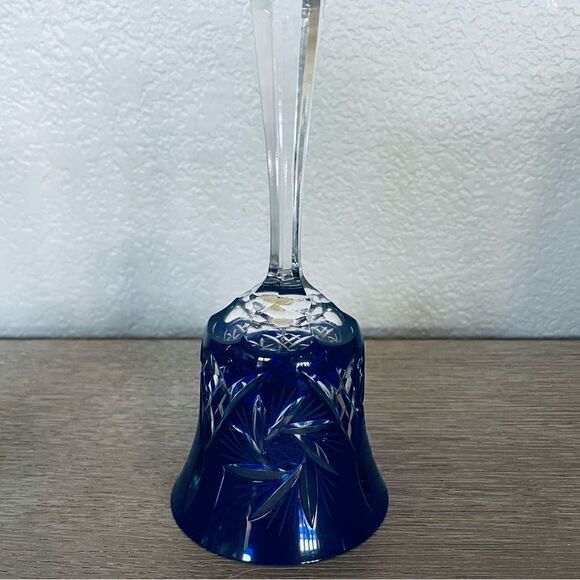 Other - Hungarian Crystal Blue Glass Bell